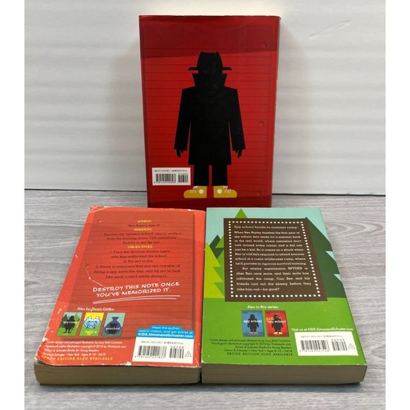 Lot of 3 Spy School Childrens Books Stuart Gibbs Spy Camp Evil Spy School - Picture 2 of 11